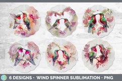 Valentines Hummingbird Wind Spinner | Sublimation Designs Bu Product Image 2