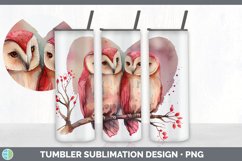 Valentines Owl Tumbler Sublimation Bundle Product Image 5
