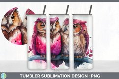 Valentines Owl Tumbler Sublimation Bundle Product Image 6