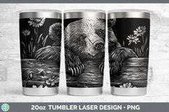 Cottage Bear Laser 20oz Tumbler Sublimation Tumbler Designs Product Image 1