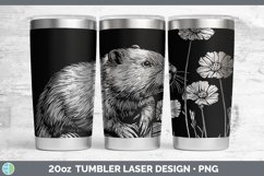 Woodland Beaver Laser 20oz Tumbler Sublimation Tumbler Desig Product Image 1