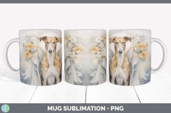 Memorial Angel Greyhound Dog Mug Wrap | Sublimation Coffee C Product Image 3