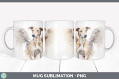 Memorial Angel Greyhound Dog Mug Wrap | Sublimation Coffee C Product Image 4