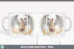 Memorial Angel Greyhound Dog Mug Wrap | Sublimation Coffee C Product Image 6