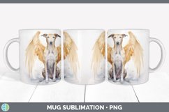 Memorial Angel Greyhound Dog Mug Wrap | Sublimation Coffee C Product Image 7