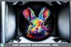 GorgeousNeon Car Coaster design.