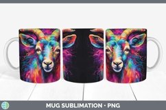 GorgeousNeon Mug Wrap design.