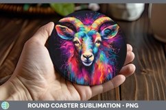 GorgeousNeon Round Coaster design.