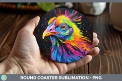 GorgeousNeon Round Coaster design.