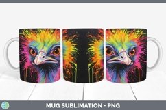 GorgeousNeon Mug Wrap design.