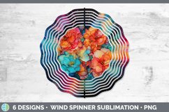 Neon Begonia Flowers Wind Spinner | Bundle Spinner Designs Product Image 7