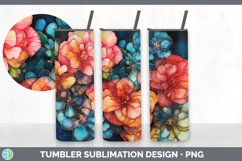 Neon Begonia Flowers Tumbler | Bundle 20 oz Skinny Tumbler D Product Image 7
