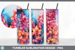 Neon Hyacinth Flowers Tumbler | Bundle 20 oz Skinny Tumbler Product Image 7