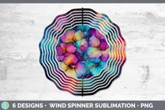 Neon Petunia Flowers Wind Spinner | Bundle Spinner Designs Product Image 7