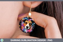 GorgeousNeon Round Earrings design.