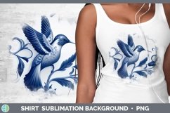 GorgeousBlue and White Porcelain Shirt design.