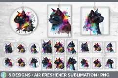 Rainbow Cats Car Air Freshener Sublimation Mega Bundle Product Image 4