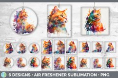 Rainbow Cats Car Air Freshener Sublimation Mega Bundle Product Image 9