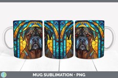 Stained Glass Cane Corso Dog Mug Wrap | Sublimation Coffee C Product Image 4