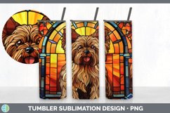 Stained Glass Yorkshire Terrier Dog Tumbler | Sublimation 20 Product Image 6