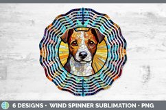 Stained Glass Jack Russell Terrier Dog Wind Spinner | Sublim Product Image 7