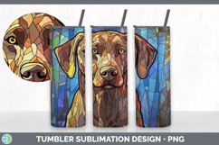 Stained Glass Shorthaired Pointer Dog Tumbler | Sublimation Product Image 6