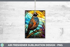 GorgeousStained Glass Bird Air Freshener design.