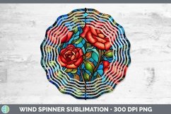 GorgeousStained Glass Wind Spinner design.