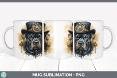Steampunk Cane Corso Dog Mug Wrap | Sublimation Coffee Cup D Product Image 3