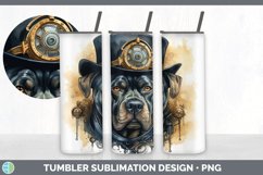 Steampunk Cane Corso Dog Tumbler | Sublimation 20 oz Skinny Product Image 3