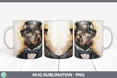 Steampunk Cane Corso Dog Mug Wrap | Sublimation Coffee Cup D Product Image 4