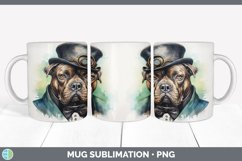 Steampunk Cane Corso Dog Mug Wrap | Sublimation Coffee Cup D Product Image 5
