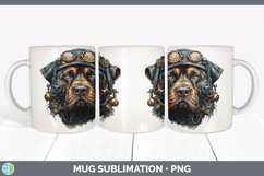 Steampunk Cane Corso Dog Mug Wrap | Sublimation Coffee Cup D Product Image 6