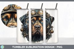 Steampunk Cane Corso Dog Tumbler | Sublimation 20 oz Skinny Product Image 6