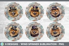 Steampunk Chow Chow Dog Wind Spinner | Sublimation Spinner D Product Image 2