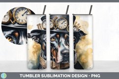 Steampunk Great Dane Dog Tumbler | Sublimation 20 oz Skinny Product Image 3