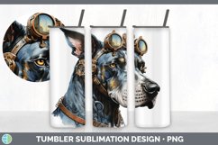Steampunk Great Dane Dog Tumbler | Sublimation 20 oz Skinny Product Image 6