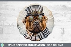 Steampunk Dog Shar Pei Wind Spinner Sublimation Spinner Desi Product Image 1