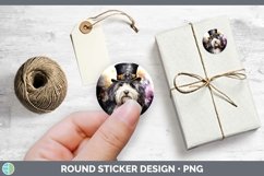 GorgeousSteampunk Dog Stickers design.