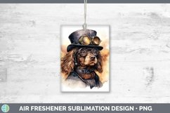 Steampunk Dog Cocker Spaniel Air Freshener Sublimation Car F Product Image 1