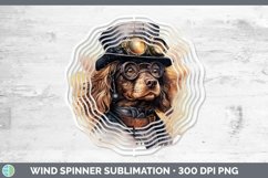 GorgeousSteampunk Dog Wind Spinner design.