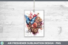 Steampunk Butterfly Air Freshener Sublimation Car Freshener Product Image 1