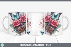 GorgeousSteampunk Mug Wrap design.