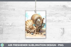 Steampunk Seashell Air Freshener Sublimation Car Freshener D Product Image 1