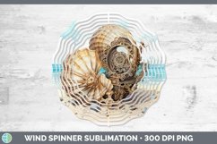 Steampunk Seashell Wind Spinner Sublimation Spinner Designs Product Image 1
