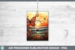 Steampunk Beach Air Freshener Sublimation Car Freshener Desi Product Image 1