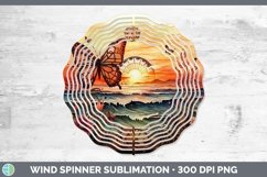 Steampunk Beach Wind Spinner Sublimation Design Product Image 1