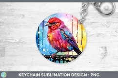 GorgeousSplat Rainbow Keychain design.