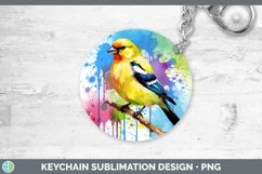 GorgeousSplat Rainbow Keychain design.