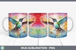 GorgeousSplat Rainbow Mug Wrap design.